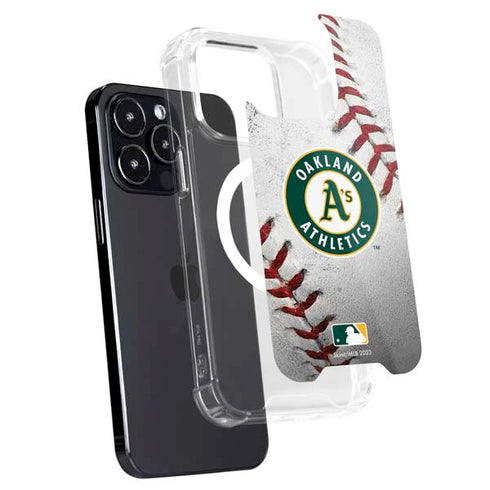 MLB Oakland Athletics Game Ball iPhone 16 Pro Max MagSafe Case