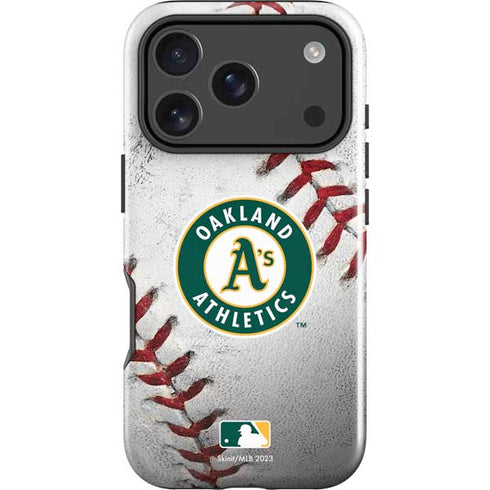 MLB Oakland Athletics Game Ball iPhone 18 Pro Impact Case