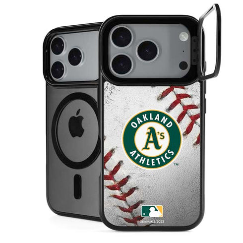 MLB Oakland Athletics Game Ball iPhone 18 Pro Kickstand Case