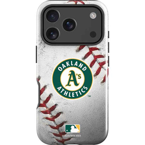 MLB Oakland Athletics Game Ball iPhone 18 Pro Max Impact Case