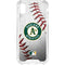 MLB Oakland Athletics Game Ball iPhone XS Clear Case