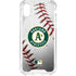MLB Oakland Athletics Game Ball iPhone XS Clear Case