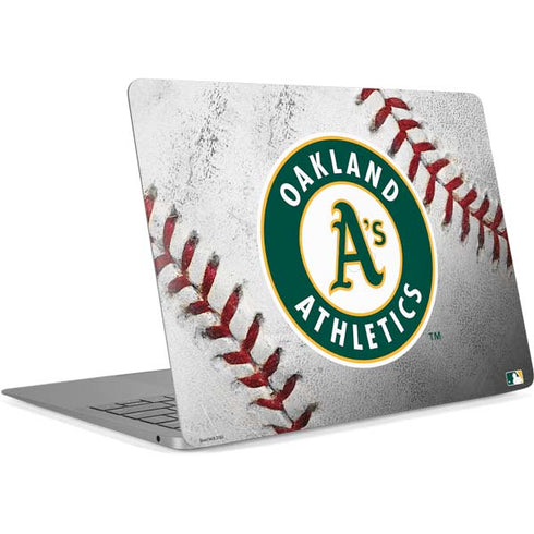 MLB Oakland Athletics Game Ball Apple MacBook Air Skin