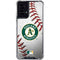 MLB Oakland Athletics Game Ball Moto G Power 5G (2024) Clear Case