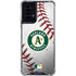 MLB Oakland Athletics Game Ball Moto G Power 5G (2024) Clear Case