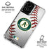 MLB Oakland Athletics Game Ball Moto G Power 5G (2024) Clear Case