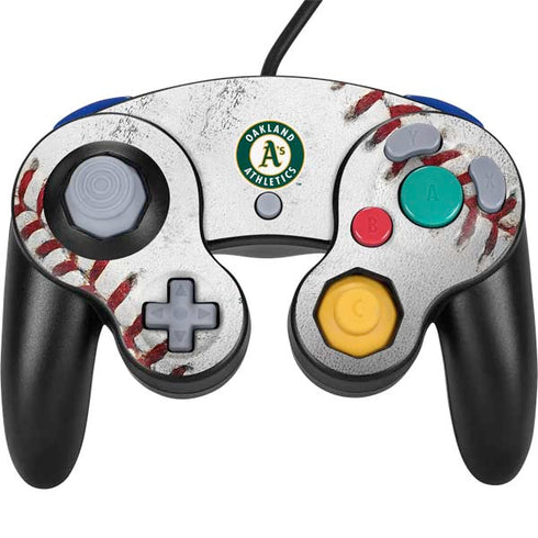 MLB Oakland Athletics Game Ball Nintendo Skins