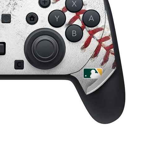 MLB Oakland Athletics Game Ball Nintendo Switch 2 (2025) Pro Controller Skin