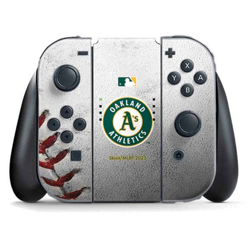 MLB Oakland Athletics Game Ball Nintendo Skins