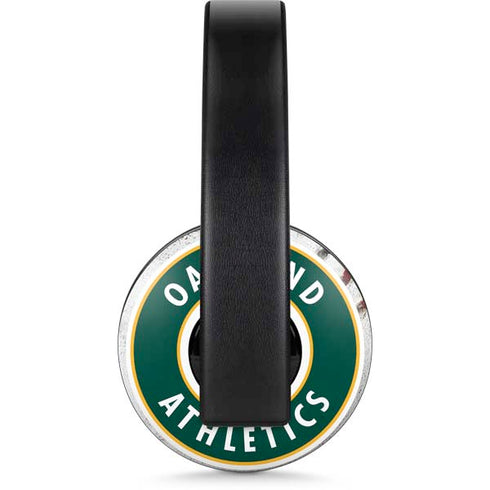 MLB Oakland Athletics Game Ball PlayStation 4 Gold Wireless Headset Skin
