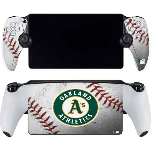 MLB Oakland Athletics Game Ball PlayStation Portal Remote Player Skin