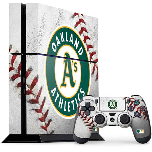 MLB Oakland Athletics Game Ball PlayStation PS4 Skins