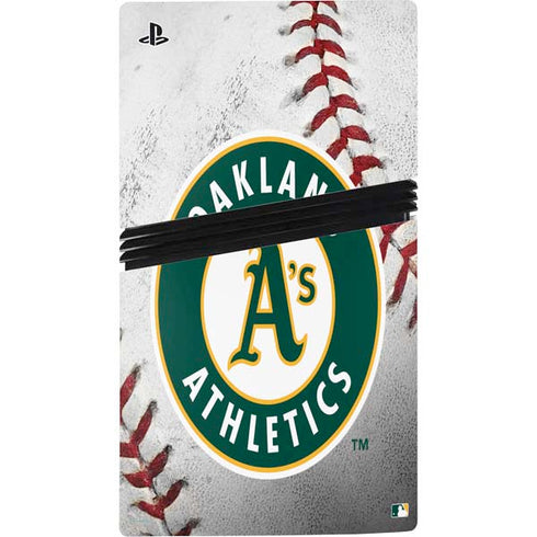 MLB Oakland Athletics Game Ball PS5 Pro Console Skin