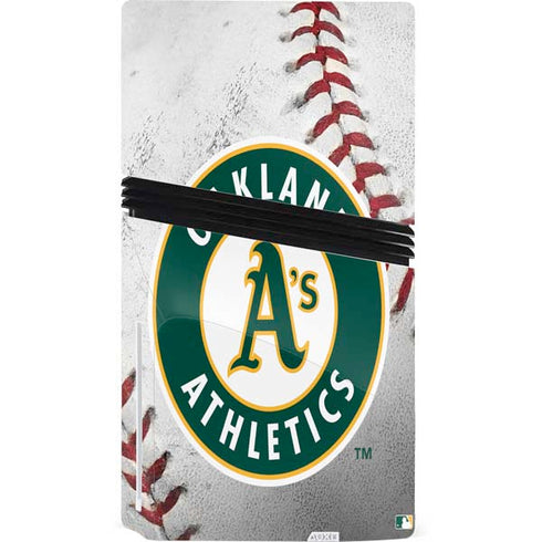 MLB Oakland Athletics Game Ball PS5 Pro Disk Console Skin