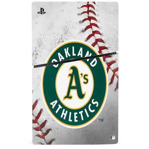 MLB Oakland Athletics Game Ball PS5 Slim Digital Edition Console Skin
