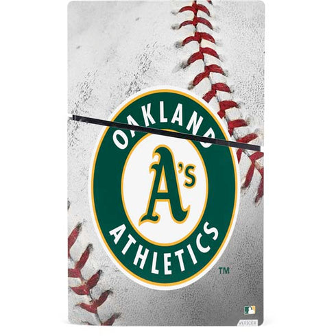 MLB Oakland Athletics Game Ball PS5 Slim Digital Edition Console Skin