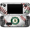 MLB Oakland Athletics Game Ball Steam Deck Handheld Gaming Computer OLED Skin