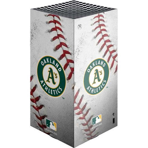 MLB Oakland Athletics Game Ball XBox Series X Digital Edition Console Skin