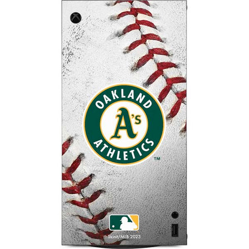 MLB Oakland Athletics Game Ball XBox Series X Digital Edition Console Skin