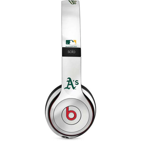 MLB Oakland Athletics Home Jersey Beats Solo 3 Wireless Skin