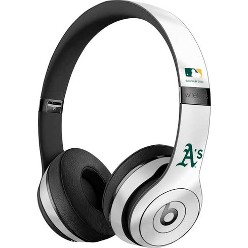 MLB Oakland Athletics Home Jersey Beats Solo 3 Wireless Skin