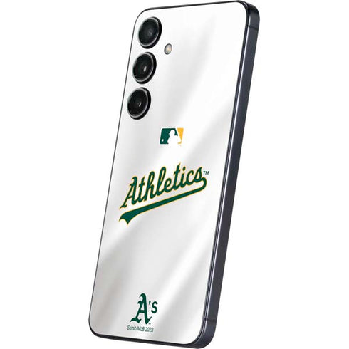 MLB Oakland Athletics Home Jersey Galaxy A16 5G Skin