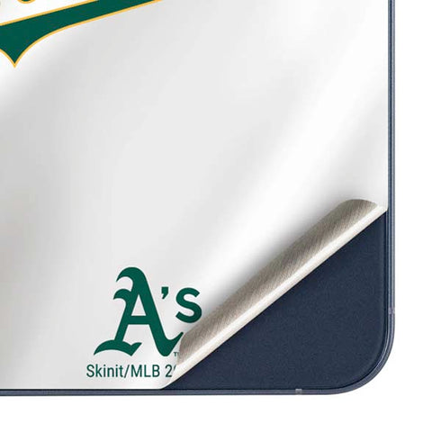 MLB Oakland Athletics Home Jersey Galaxy A35 5G Skin