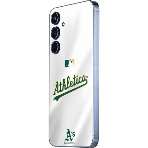 MLB Oakland Athletics Home Jersey Galaxy A55 5G Skin