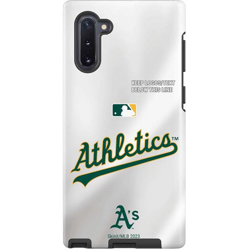 MLB Oakland Athletics Home Jersey Galaxy Cases
