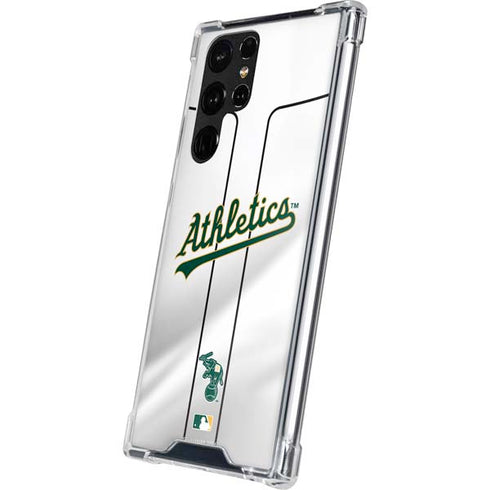 MLB Oakland Athletics Home Jersey Galaxy S23 Ultra Clear Case