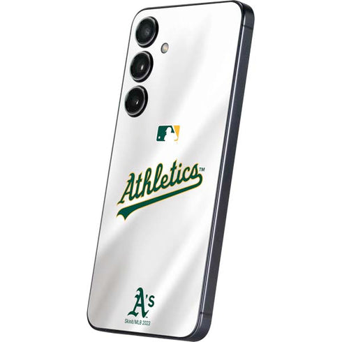 MLB Oakland Athletics Home Jersey Galaxy S25 Plus Skin