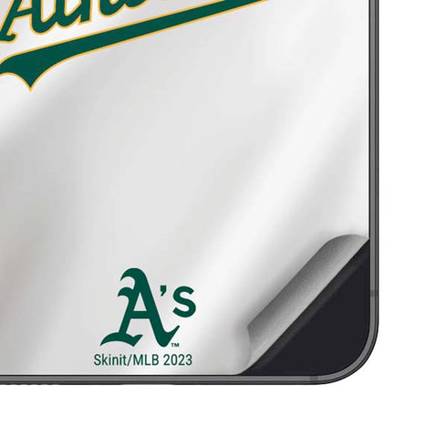 MLB Oakland Athletics Home Jersey Galaxy S25 Plus Skin