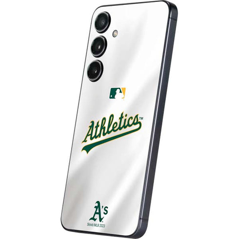 MLB Oakland Athletics Home Jersey Galaxy S25 Skin