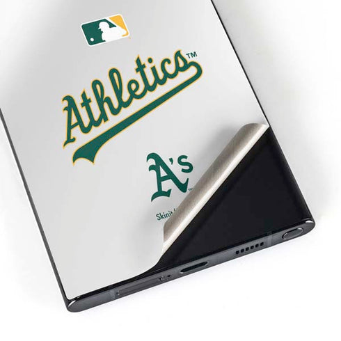 MLB Oakland Athletics Home Jersey Galaxy S25 Ultra Skin
