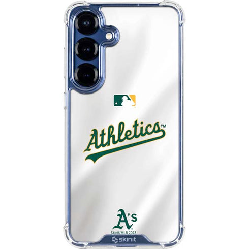 MLB Oakland Athletics Home Jersey Galaxy S25 Plus Clear Case
