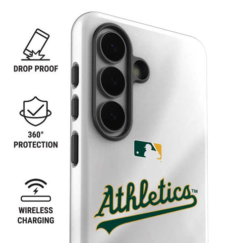 MLB Oakland Athletics Home Jersey Galaxy S26 Impact Case