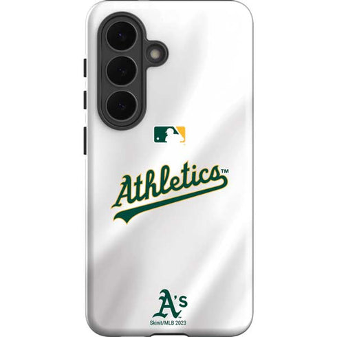 MLB Oakland Athletics Home Jersey Galaxy S26 Plus Impact Case