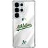 MLB Oakland Athletics Home Jersey Galaxy S26 Ultra Clear Case