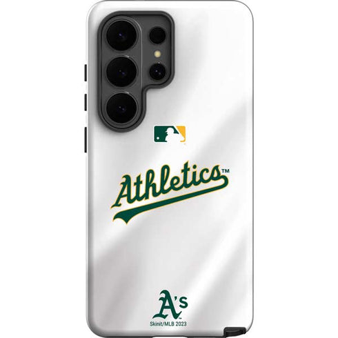 MLB Oakland Athletics Home Jersey Galaxy S26 Ultra Impact Case