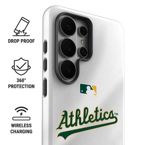 MLB Oakland Athletics Home Jersey Galaxy S26 Ultra Impact Case