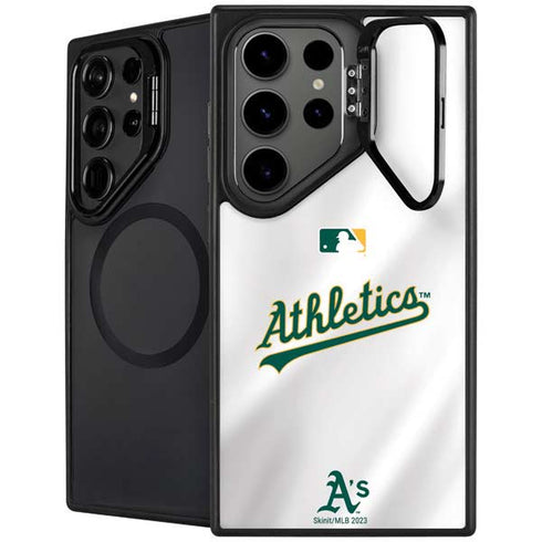MLB Oakland Athletics Home Jersey Galaxy S26 Ultra Kickstand Case