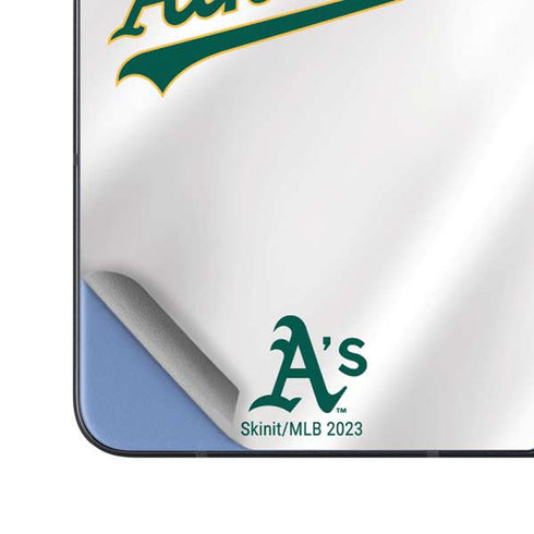 MLB Oakland Athletics Home Jersey Galaxy Z Fold5 5G Skin