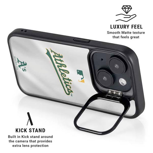 MLB Oakland Athletics Home Jersey iPhone 14 Plus Kickstand Case