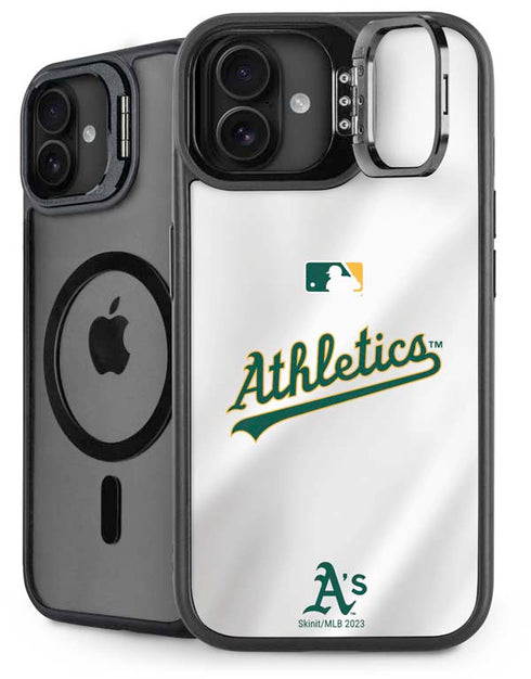 MLB Oakland Athletics Home Jersey iPhone 16 Kickstand Case