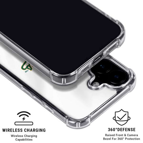 MLB Oakland Athletics Home Jersey iPhone 16 Plus Clear Case
