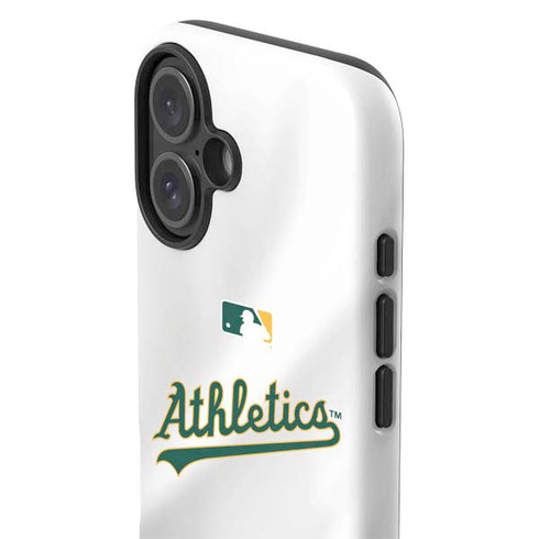 MLB Oakland Athletics Home Jersey iPhone 16 Plus Impact Case