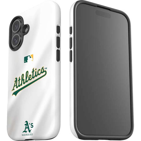 MLB Oakland Athletics Home Jersey iPhone 16 Plus Impact Case
