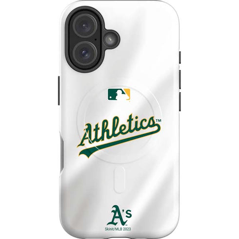 MLB Oakland Athletics Home Jersey iPhone 16 Plus Magsafe Impact Case