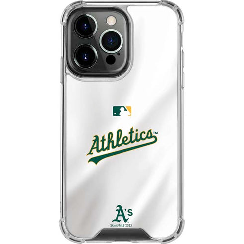 MLB Oakland Athletics Home Jersey iPhone 16 Pro Clear Case