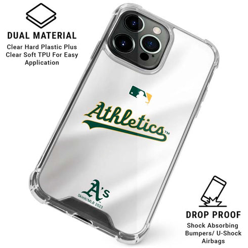 MLB Oakland Athletics Home Jersey iPhone 16 Pro Clear Case